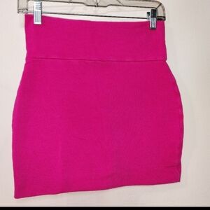 Lily Rose Fuchsia Pencil Skirt